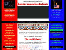Tablet Screenshot of modestojulyparade.com